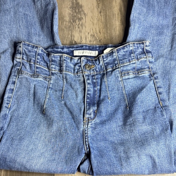 Stetson Women's Blue Flare Jeans - Picture 4 of 6